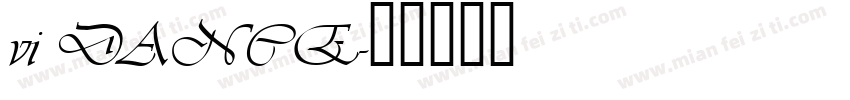 vi DANCE字体转换